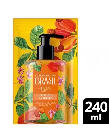Sabonete Líquido Lux Essências do Brasil Flor do Cajueiro Refil 240ml