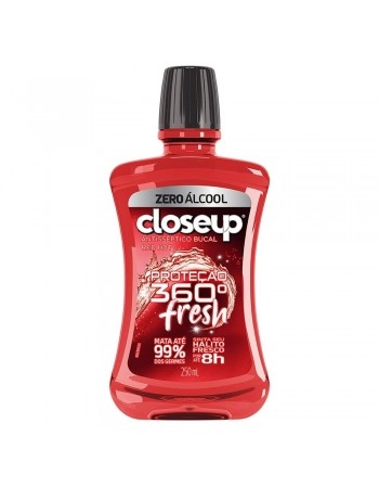 UNI CLOSE UP ENX BUC RED HOT S/ ALCOOL 250ML (12)