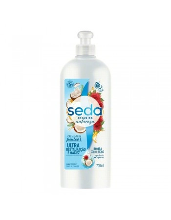 UNI SEDA CR PENT BOMBA JOIAS NAT COCO+RICINO 700ML (12)