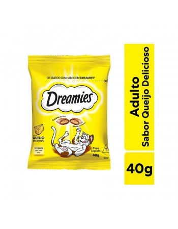 Petisco Dreamies Queijo Para Gatos Adultos 40g