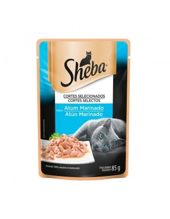 Ração Úmida Sheba Sachê para Gatos Adultos Sabor Atum 85g