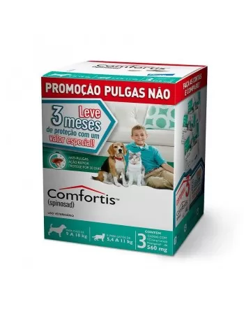 Comfortis™ - Antipulgas Para Cães De 9 a 18kg e Gatos de 5,4 a 11kg