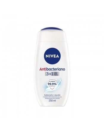 Nivea Sabonete Líquido Antibacteriano 3 em 1 250ml