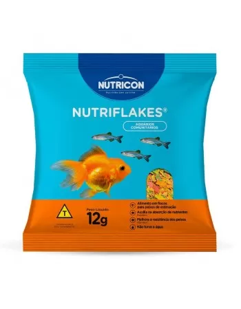 Ração Nutricon Nutriflakes para Peixes 12g