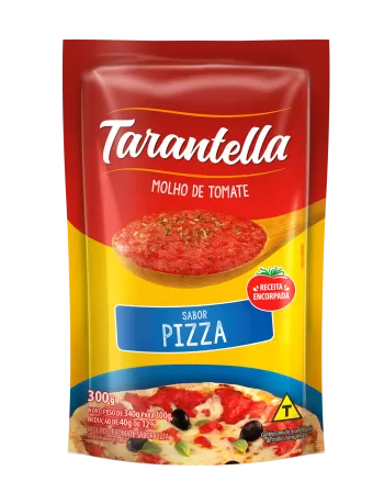 Tarantella Molho de Tomate Pizza Sachê 300g