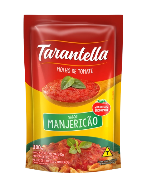 Molho de tomate Tarantella Manjericão 300g