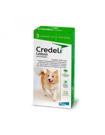 Credeli™ antipulgas e anticarrapatos para cães 450mg