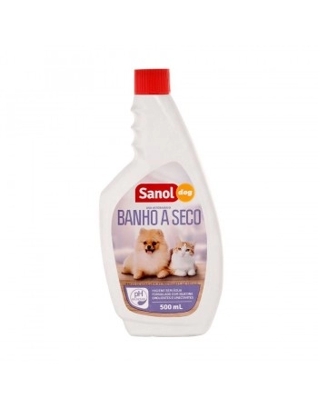 Banho à Seco Sanol Dog para Cães e Gatos 500ml