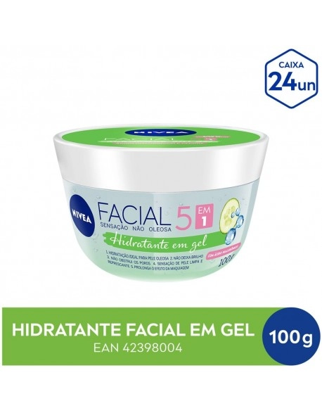 NIVEA HID FACIAL FRESH EM GEL 100ML (24)