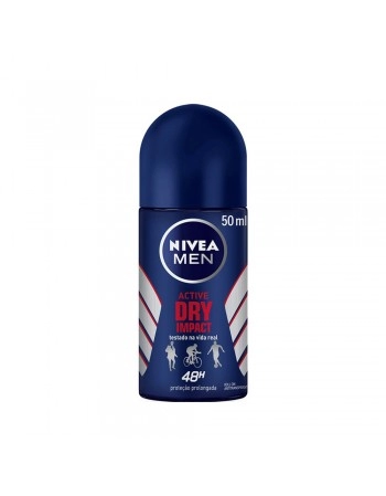 Nivea Men Desodorante Antitranspirante Roll On Dry Impact 50ml