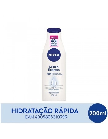 Nivea Loção Hidratante Lotion Express 48h Hidratação Profunda 200ml