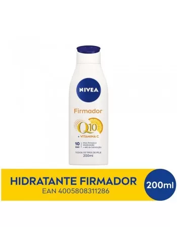 NIVEA Loção Hidratante Firmador Q10 + Vitamina C Todos os Tipos de Pele 200ml