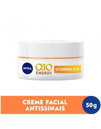 Nivea Creme Facial Antissinais Q10 Energy Dia FPS15 50ml