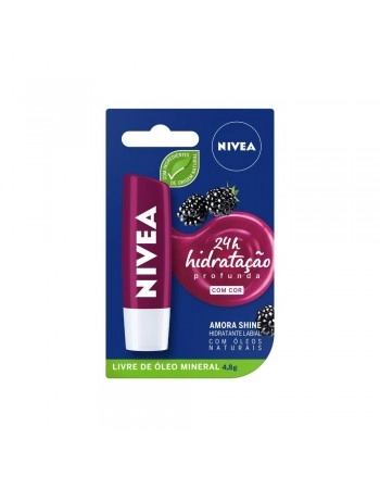 Nivea Hidratante Labial Amora Shine 4,8g