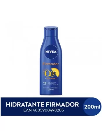 NIVEA Loção Hidratante Firmador Q10 + Vitamina C Pele Seca 200ml