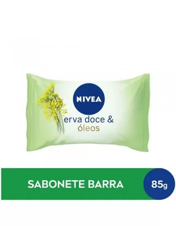 NIVEA Sabonete em Barra Erva Doce & Óleos 85g