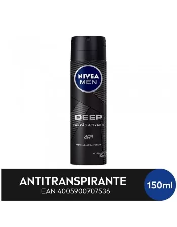 NIVEA Men Desodorante Aerosol Antitranspirante Deep Original 150ml