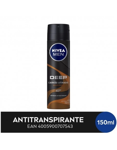 Nívea Desodorante Aerosol Deep Amadeirado 150ml