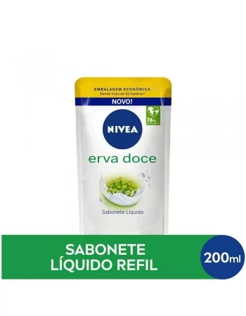 NIVEA Sabonete Líquido Refil Erva Doce 200ml