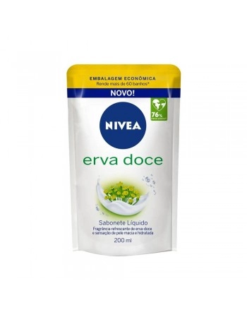 Nívea Sabonete Líquido Erva Doce Refil 200ml