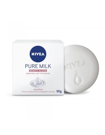 NIVEA SABONETE BOX SENS PURE MILK 90G (72)