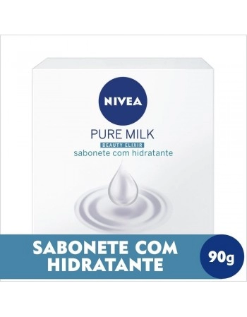 NIVEA SABONETE BOX FRESH PURE MILK 90G (72)