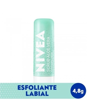 Nivea Esfoliante Labial Scrub Aloe Vera 4,8g