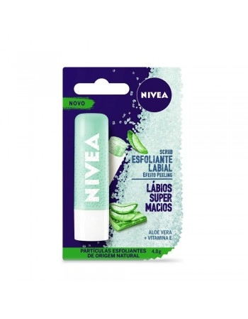 Nivea Esfoliante Labial Scrub Aloe Vera 4,8g
