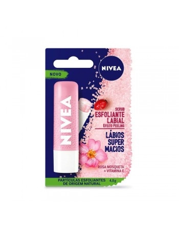 NIVEA ESFOL LABIAL SCRUB ROSA MOSQ 4,8G (12)