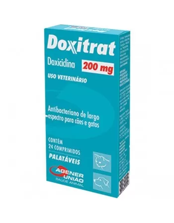 Doxitrat Antibacteriano 200mg - 24 comprimidos