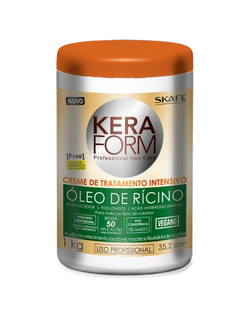 Skafe Creme de Tratamento Keraform Óleo de Rícino 1kg