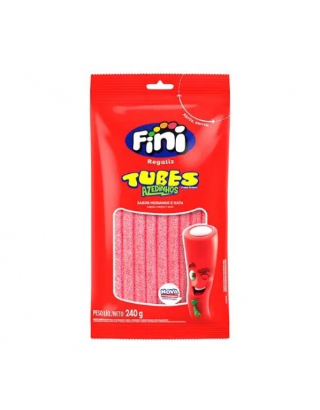 Fini Tubes Morango Azedinho 240g