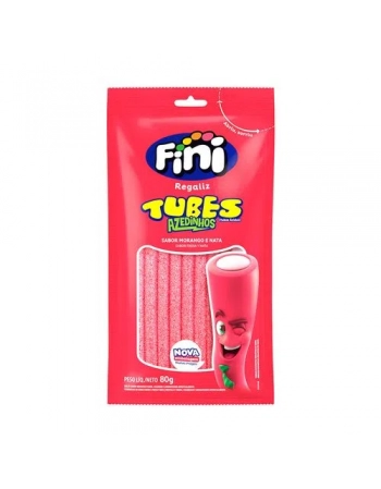 Fini Tubes Morango Azedinho 80g