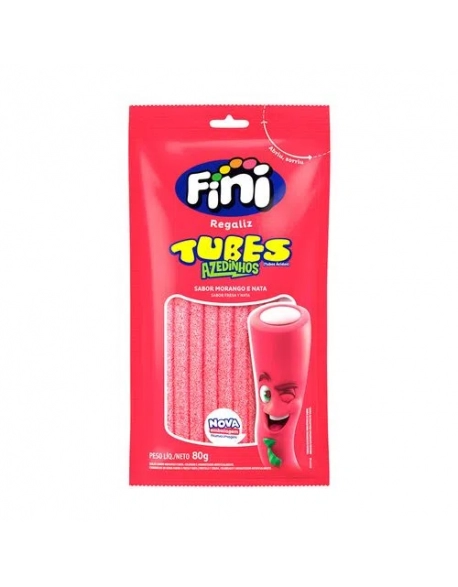 Fini Tubes Morango Azedinho 80g