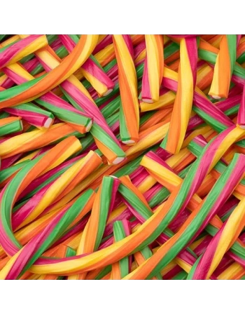 Bala de Gelatina Tubes Twister Super Gigante Fini com 24 Pacotes de 27g