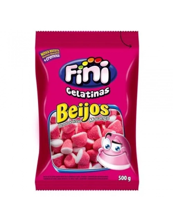 Fini Beijos de Morango 500g