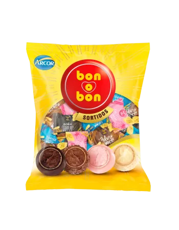 Bombom Bonobon Mix 50 Unidades De 15g