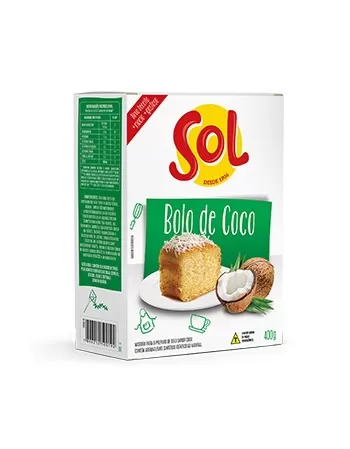 Mistura para Bolo Coco Sol 400g