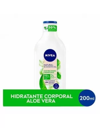 NIVEA Hidratante Natural e Essencial Aloe Vera Natural 200ml