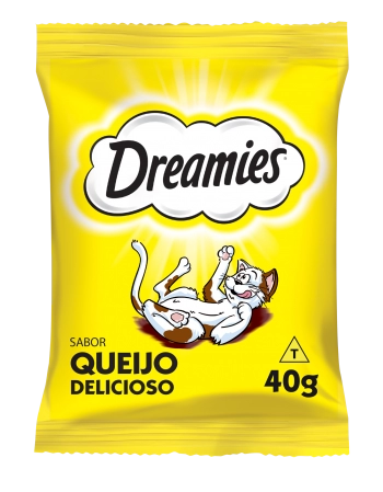 Petisco Dreamies Queijo Para Gatos Adultos 40g