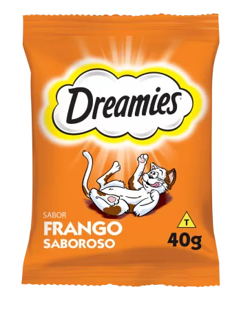 Petisco Dreamies Frango Para Gatos Adultos 40g
