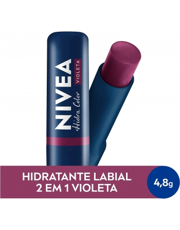 Nivea Hidra Color 2 em 1 Violeta 4,8g