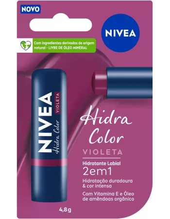 Nivea Hidra Color 2 em 1 Violeta 4,8g