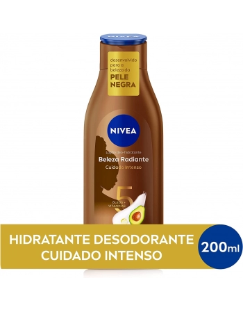 Nivea Hidratante Desodorante Beleza Radiante Cuidado Intenso 200ml