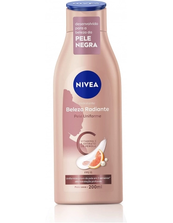 Nivea Hidratante Corporal Beleza Radiante Pele Uniforme 200ml