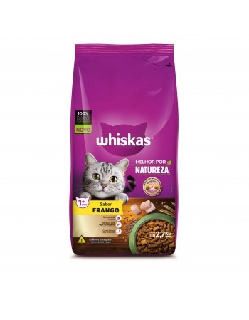 WHISKAS®​ Melhor por Natureza™ Frango 2,7kg