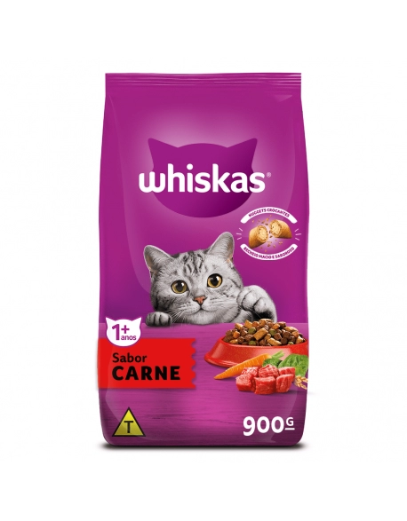 WHISKAS® Adulto Sabor Carne 900g