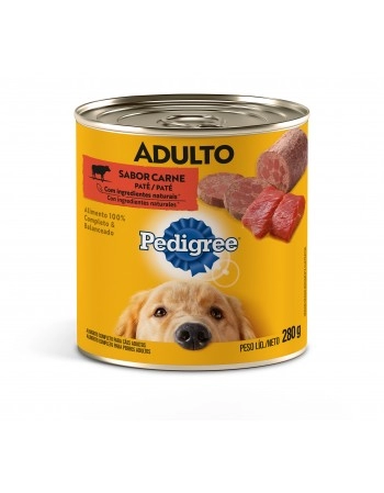 PEDIGREE® Lata Adulto Patê Sabor Carne 280g