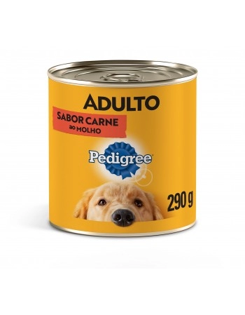 PEDIGREE® Lata Adulto Sabor Carne ao Molho 290g