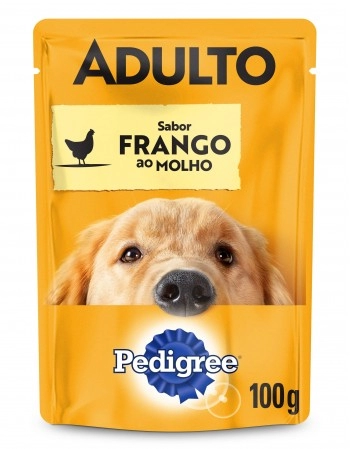 Sachê PEDIGREE® Adulto Sabor Frango ao Molho 100g